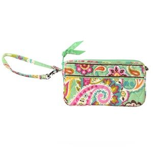 Vera Bradley Multicolor Paisley Wristlet